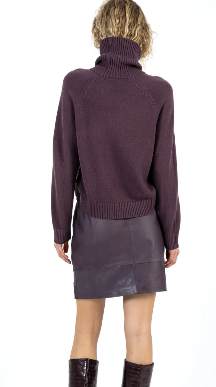 Coster Copenhagen Bordeaux Cowl Neck Knit