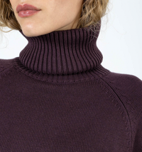 Coster Copenhagen Bordeaux Cowl Neck Knit