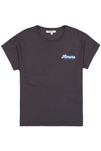 Garcia Anthracite Grey 'Amore' Logo T-Shirt, O260001